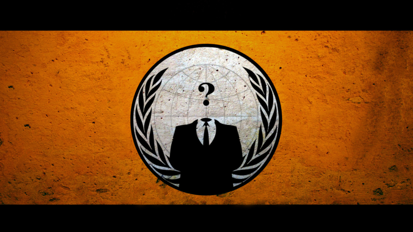 Anonymous Hacktivist wallpaper 1366x768