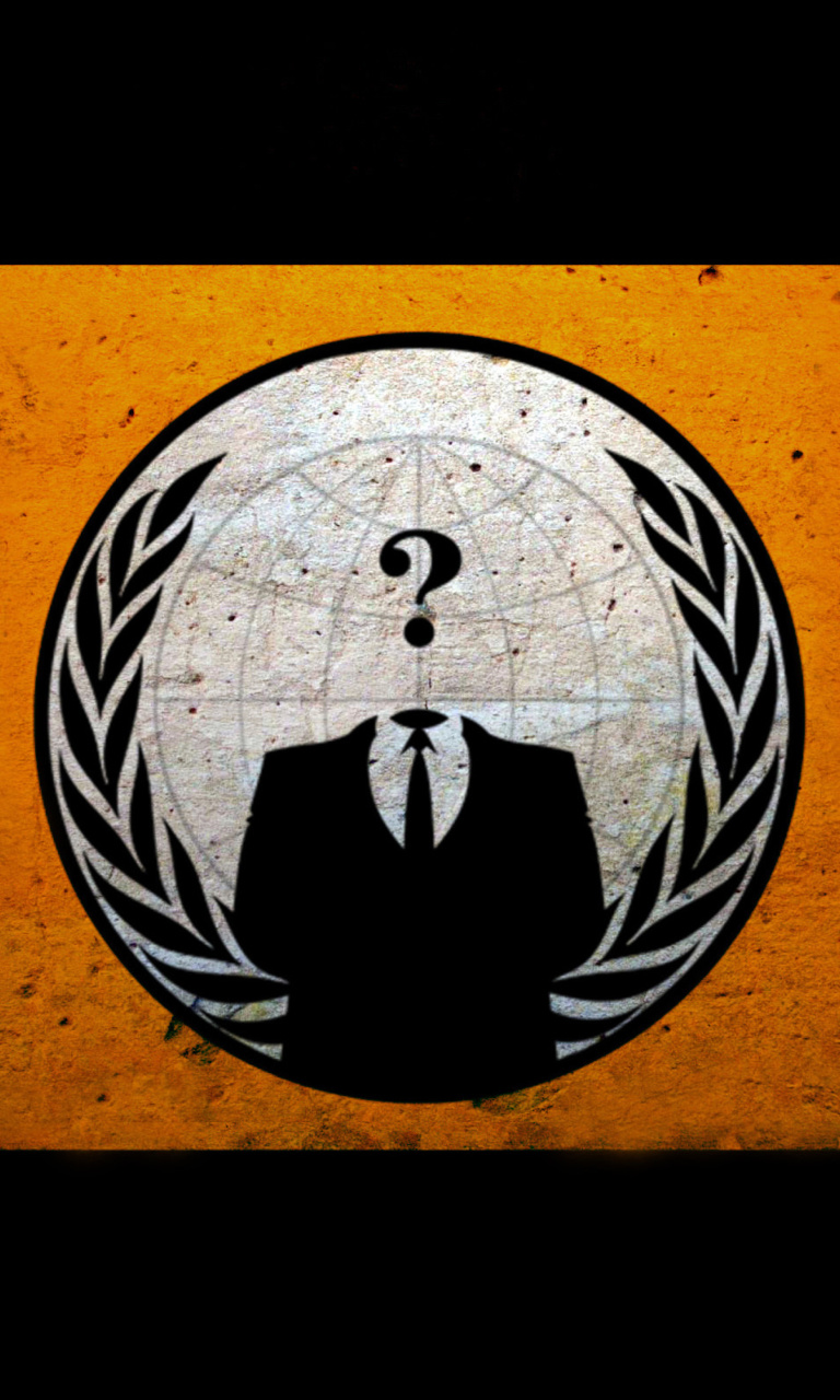 Das Anonymous Hacktivist Wallpaper 768x1280