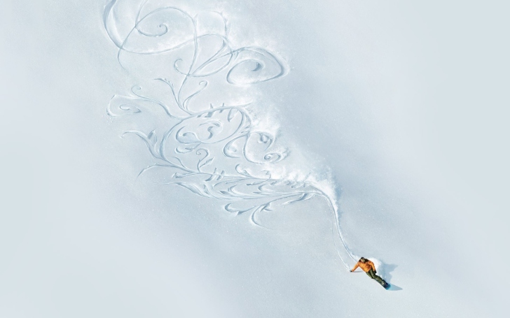 Screenshot №1 pro téma Snowboarding Art