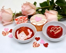 Screenshot №1 pro téma Dessert for My Love 220x176