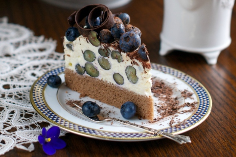 Sfondi Blueberry Cake 480x320