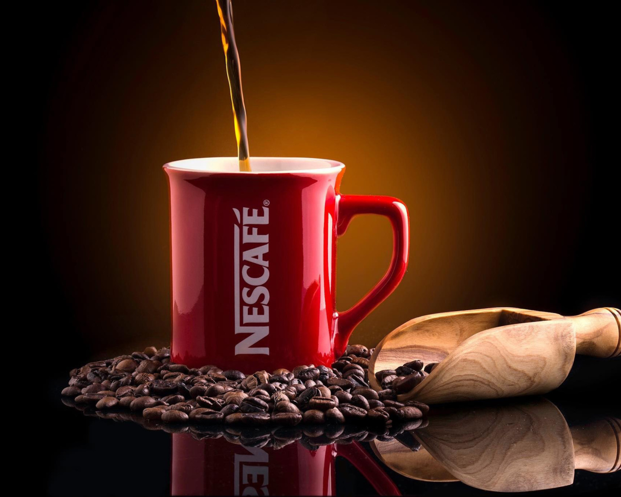 Screenshot №1 pro téma Nescafe Coffee 1280x1024