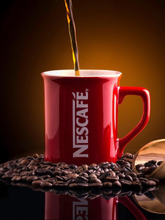 Das Nescafe Coffee Wallpaper 240x320