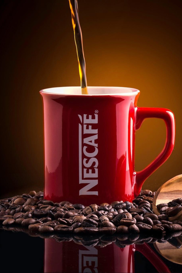 Das Nescafe Coffee Wallpaper 640x960
