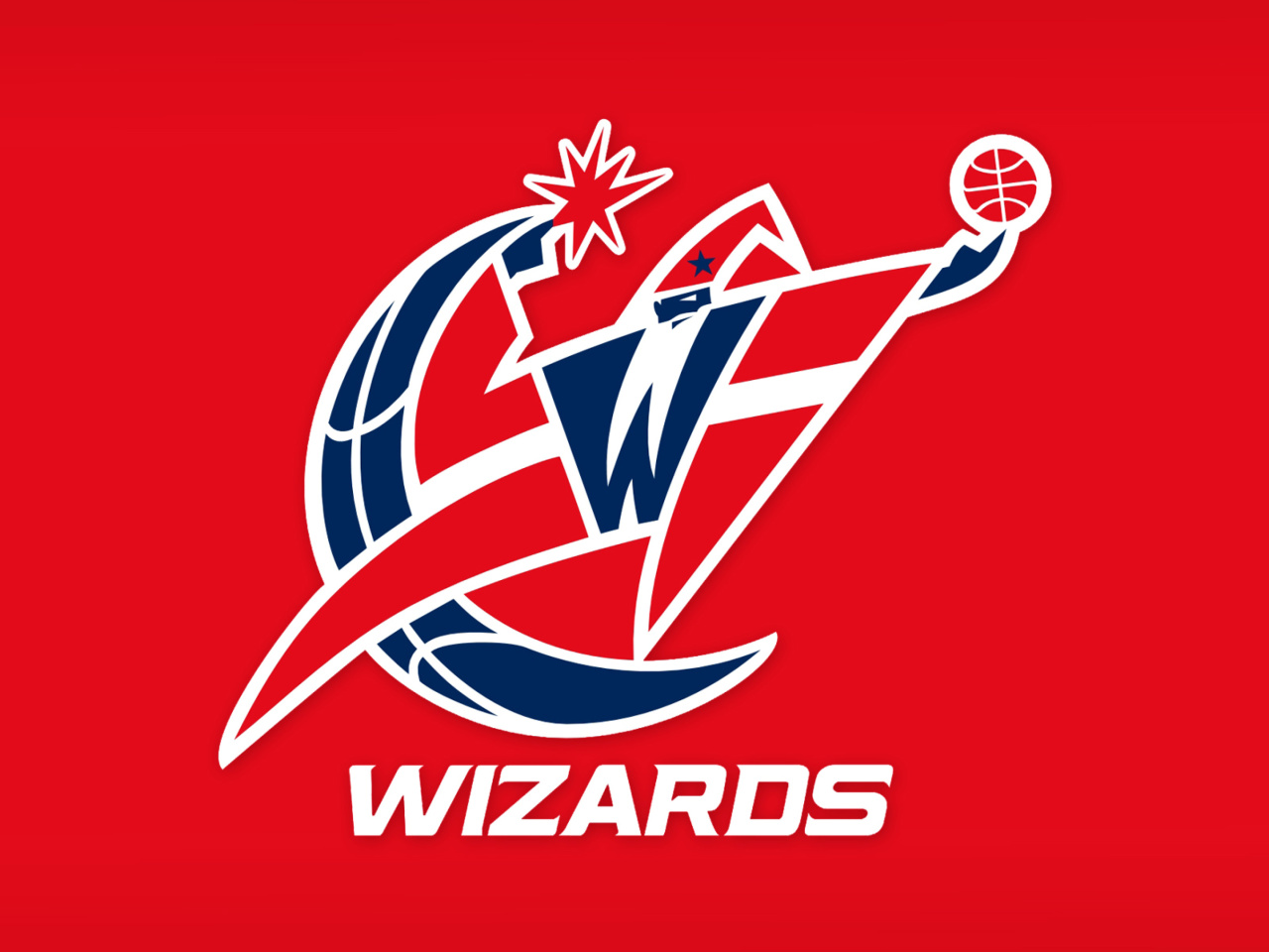 Screenshot №1 pro téma Washington Wizards Red Logo 1280x960