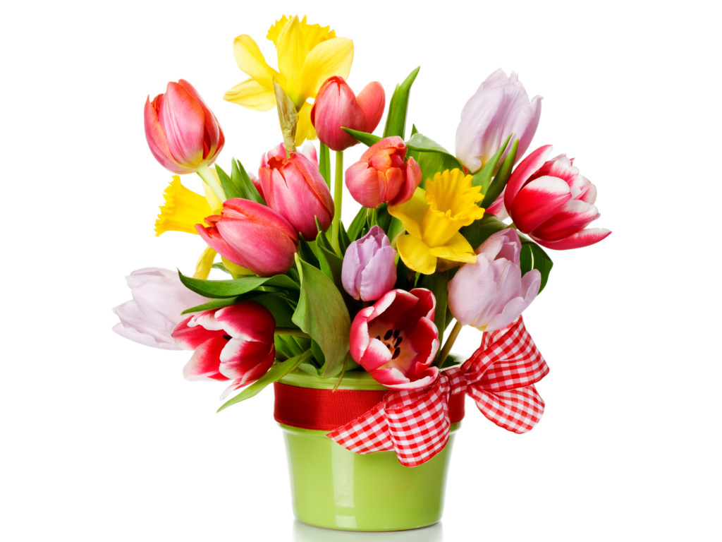 Screenshot №1 pro téma Fresh Spring Bouquet 1024x768