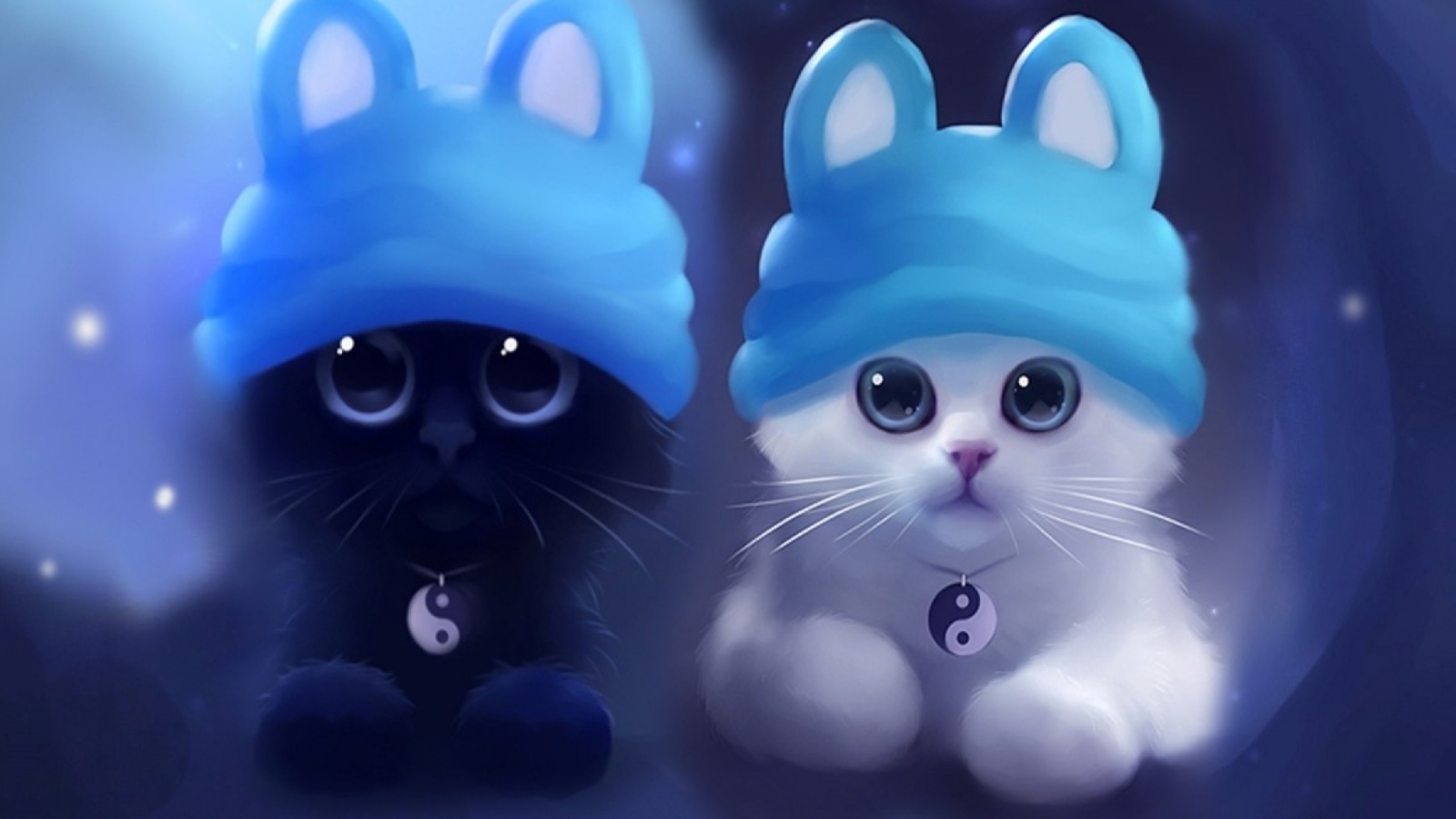 Screenshot №1 pro téma Sweet Kitty Painting 1600x900