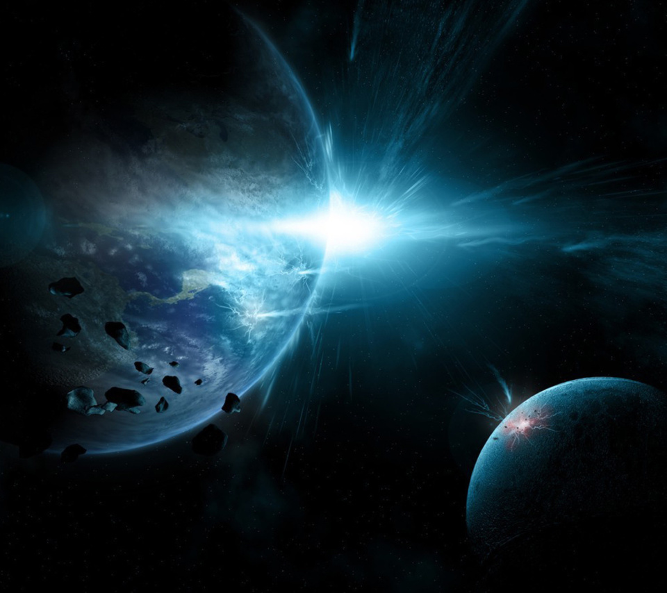 Planet System wallpaper 960x854