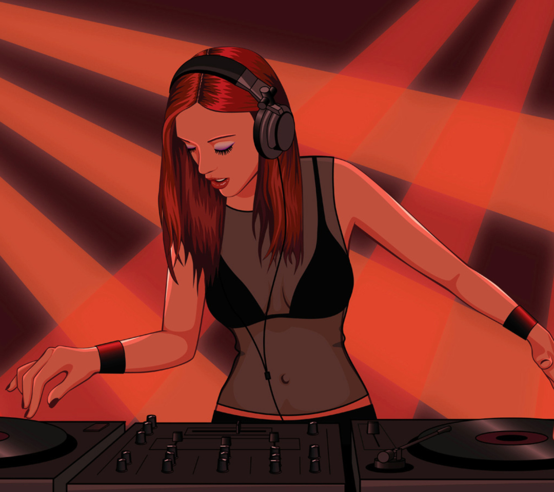 Sfondi Female Dj 1080x960