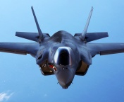 Das Lockheed Martin F 35 Lightning II Wallpaper 176x144