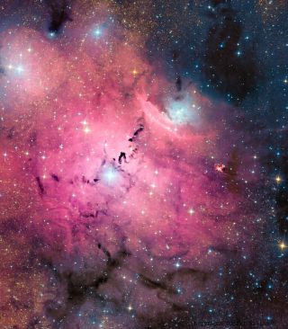 Pink Space Dust - Obrázkek zdarma pro 240x400