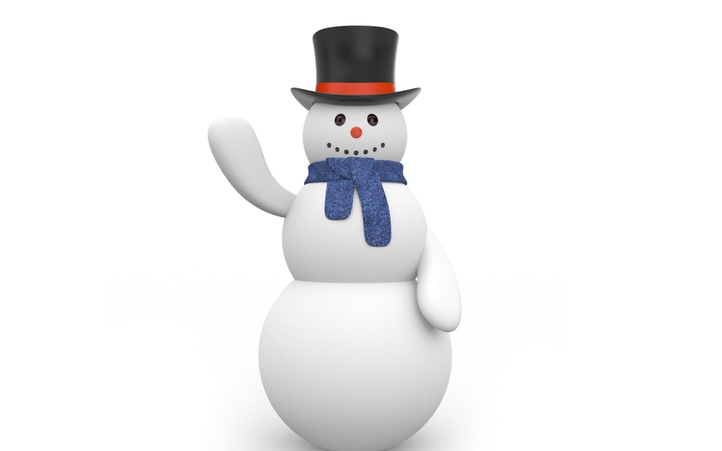 Screenshot №1 pro téma Sweet Snowman 1440x900