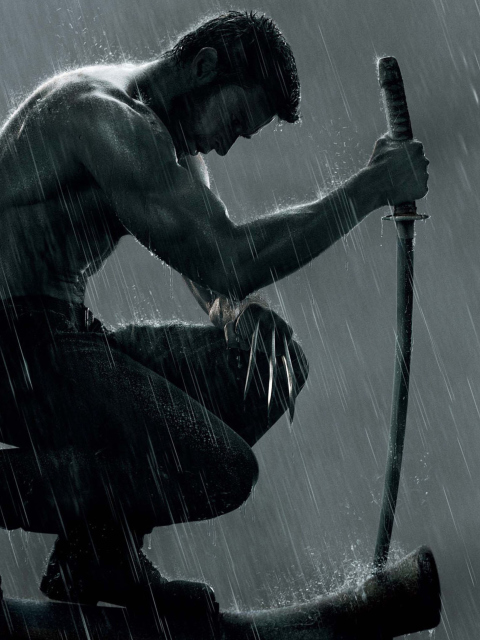 Screenshot №1 pro téma The Wolverine Movie 2013 480x640