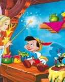 Fondo de pantalla Pinocchio 128x160