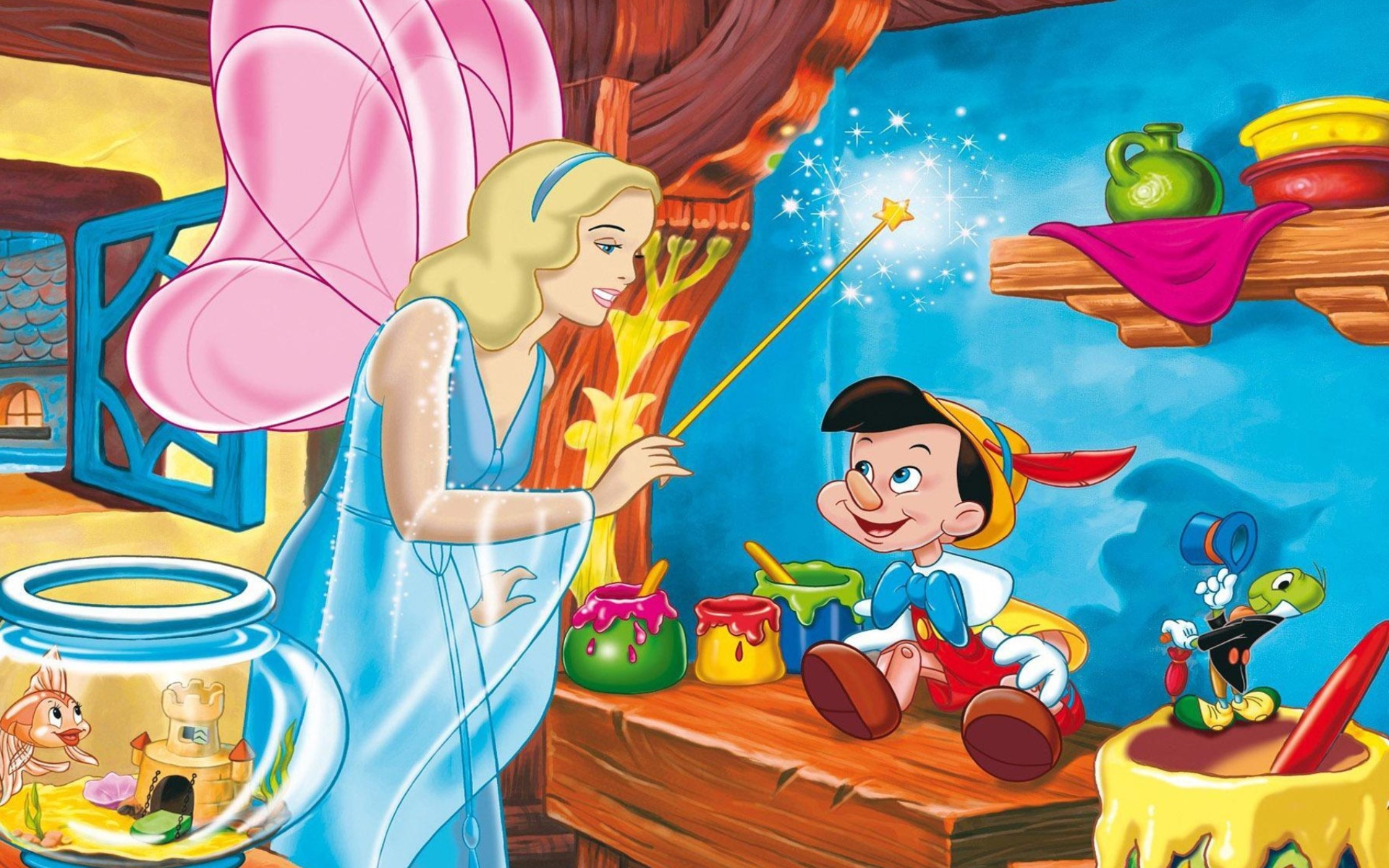 Fondo de pantalla Pinocchio 1920x1200