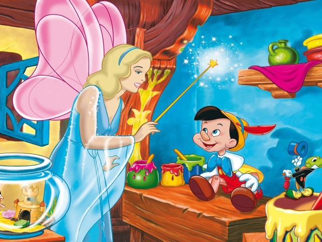 Обои Pinocchio 640x480