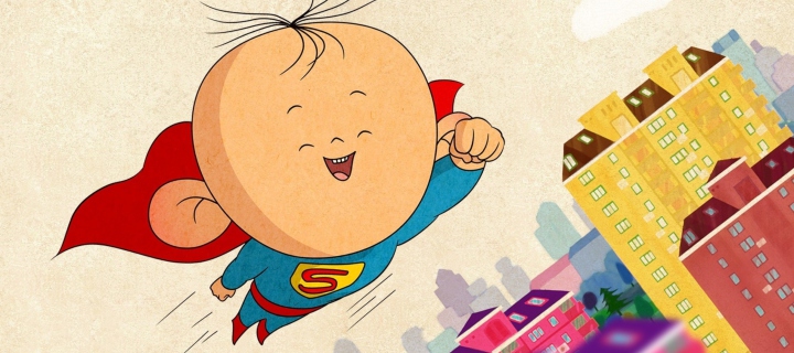 Das Superkid Superman Wallpaper 720x320