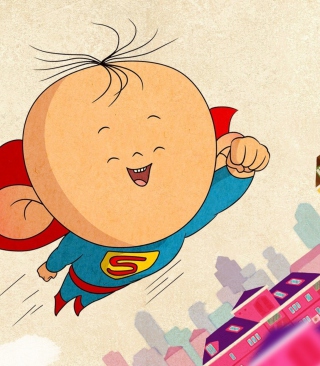 Superkid Superman papel de parede para celular para iPhone 4S