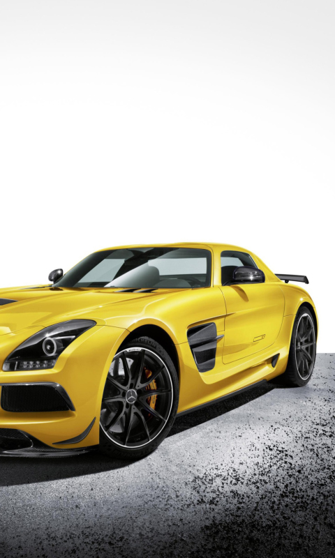 Das Mercedes-Benz SLS Wallpaper 480x800