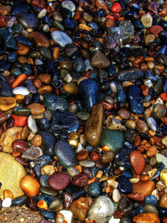 Pebble Beach wallpaper 240x320