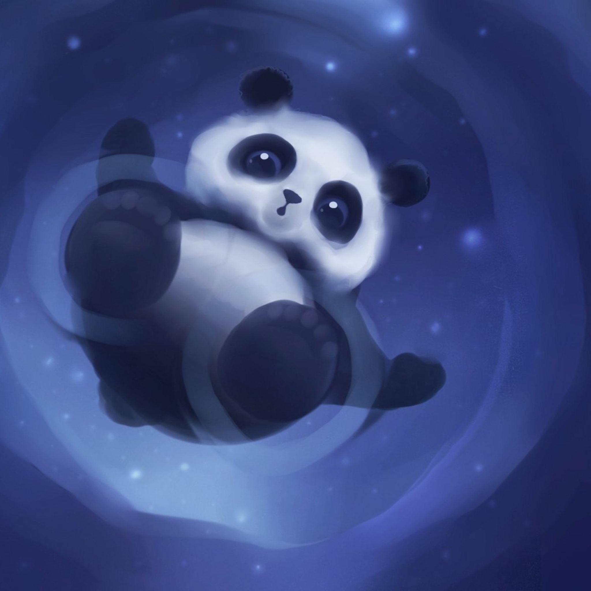 Fondo de pantalla Cute Panda 2048x2048