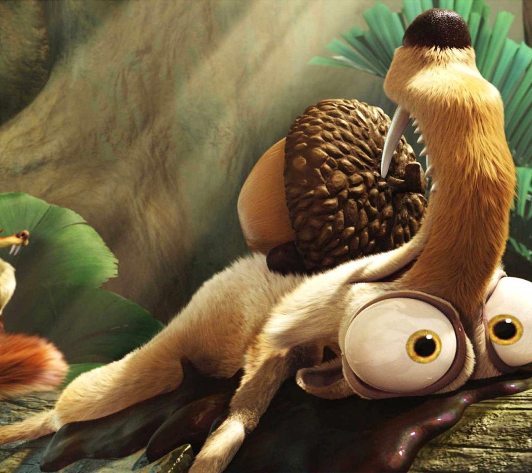 Screenshot №1 pro téma Scrat from Ice Age Dawn Of The Dinosaurs 1080x960