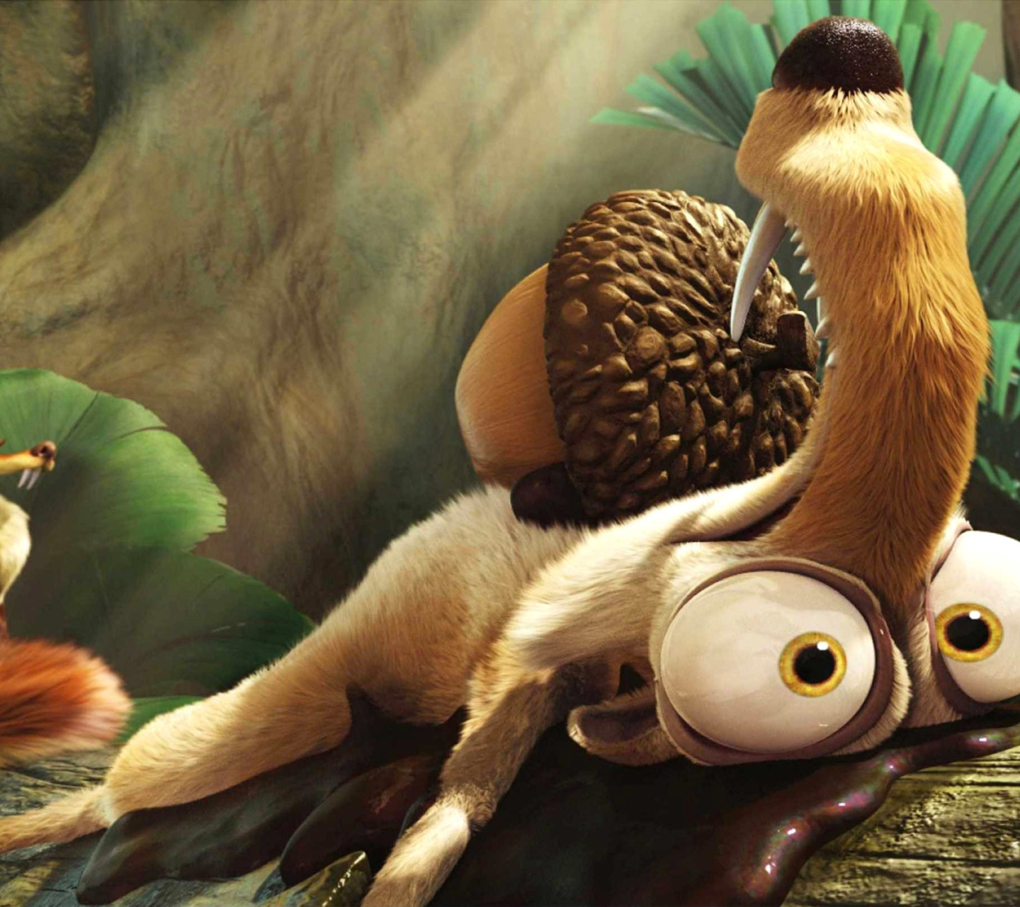 Обои Scrat from Ice Age Dawn Of The Dinosaurs 1440x1280