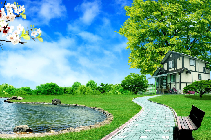 Screenshot №1 pro téma Calm Country House