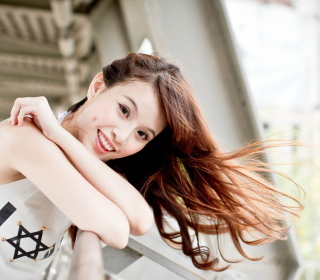 Asian Girl Pretty Smile - Obrázkek zdarma pro iPad