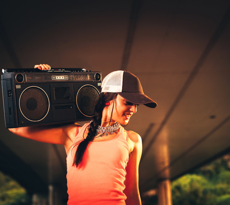 Urban Hip Hop Girl wallpaper 960x854