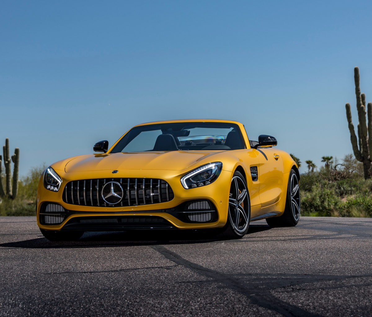 Fondo de pantalla Mercedes AMG GT C Roadster 1200x1024