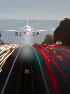 Screenshot №1 pro téma Airplane Landing 240x320