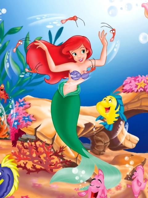 Disney - The Little Mermaid wallpaper 480x640