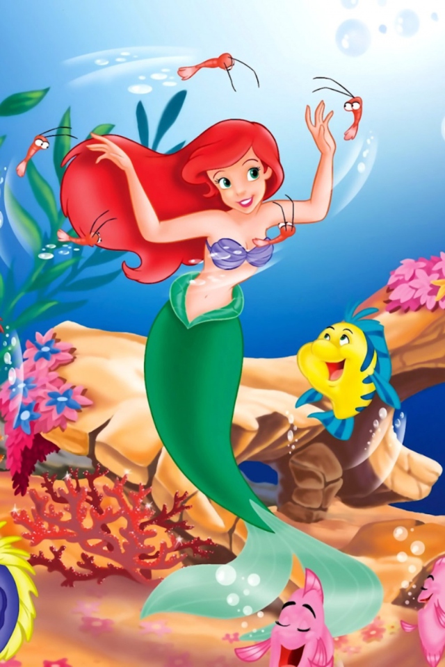 Screenshot №1 pro téma Disney - The Little Mermaid 640x960