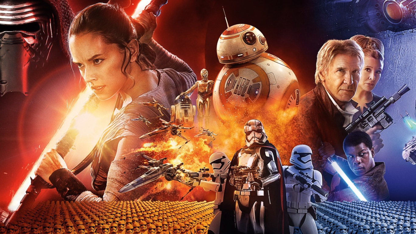Star wars the Awakening forces Poster screenshot #1 1366x768