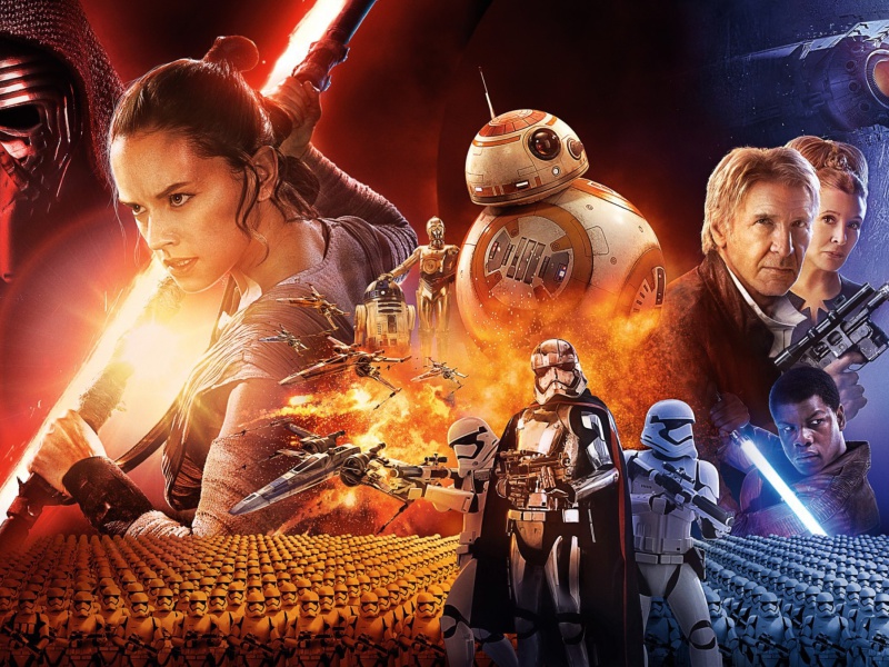 Fondo de pantalla Star wars the Awakening forces Poster 800x600