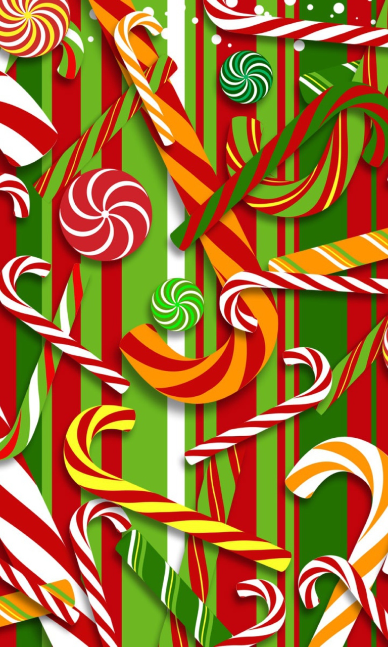 Screenshot №1 pro téma Christmas Candy 768x1280