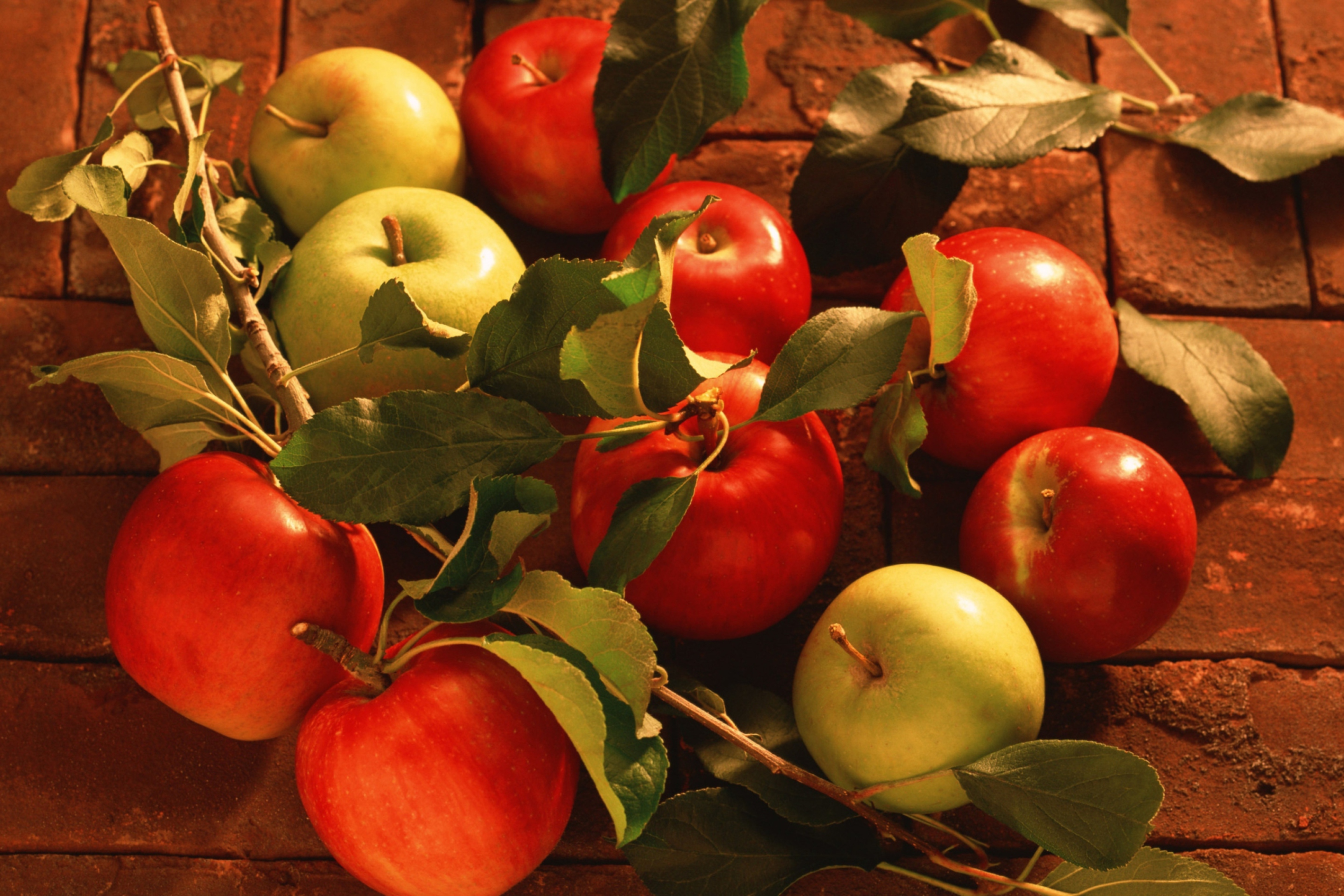 Screenshot №1 pro téma Red Apples & Green Apples 2880x1920