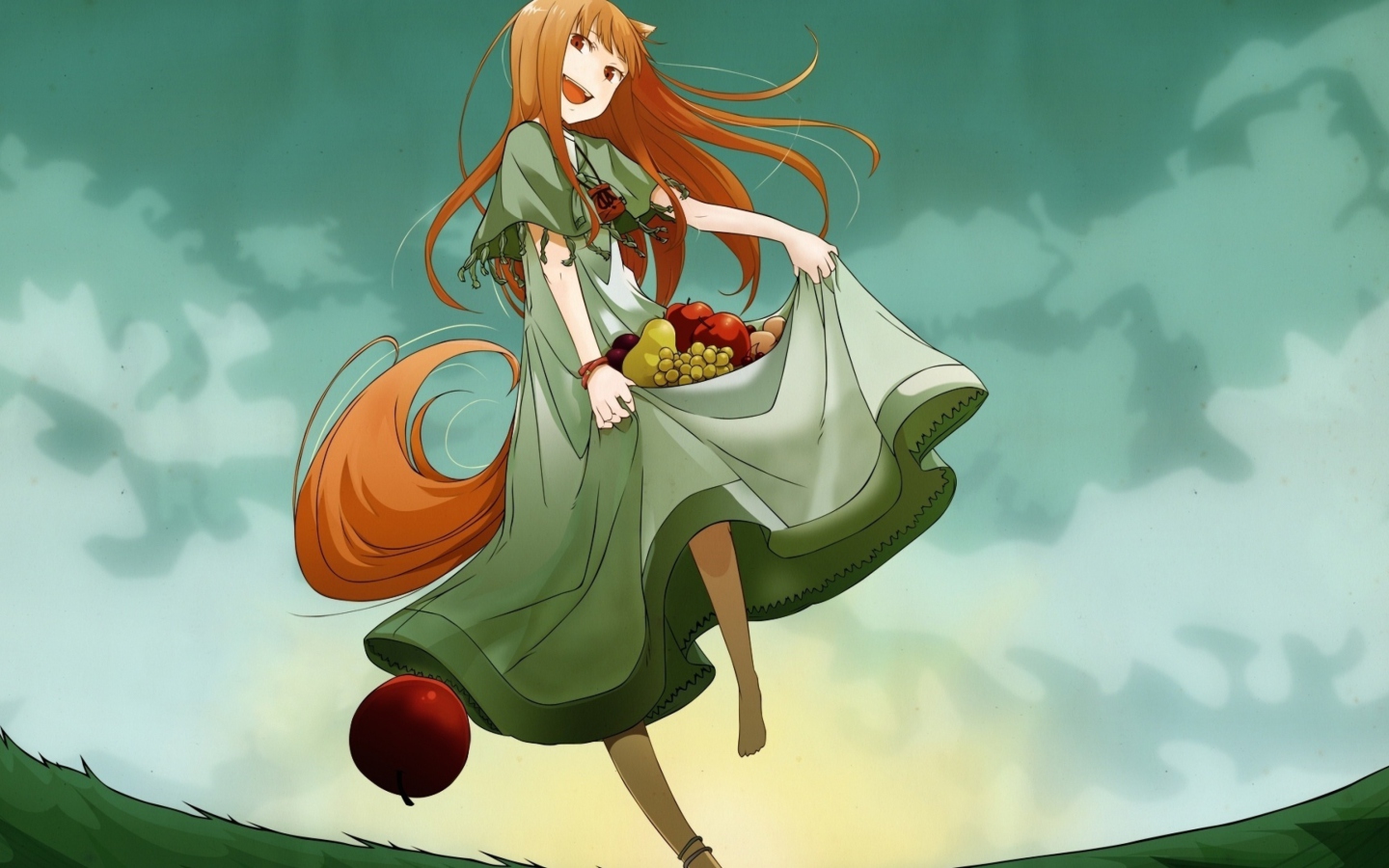 Screenshot №1 pro téma Spice and Wolf 1440x900