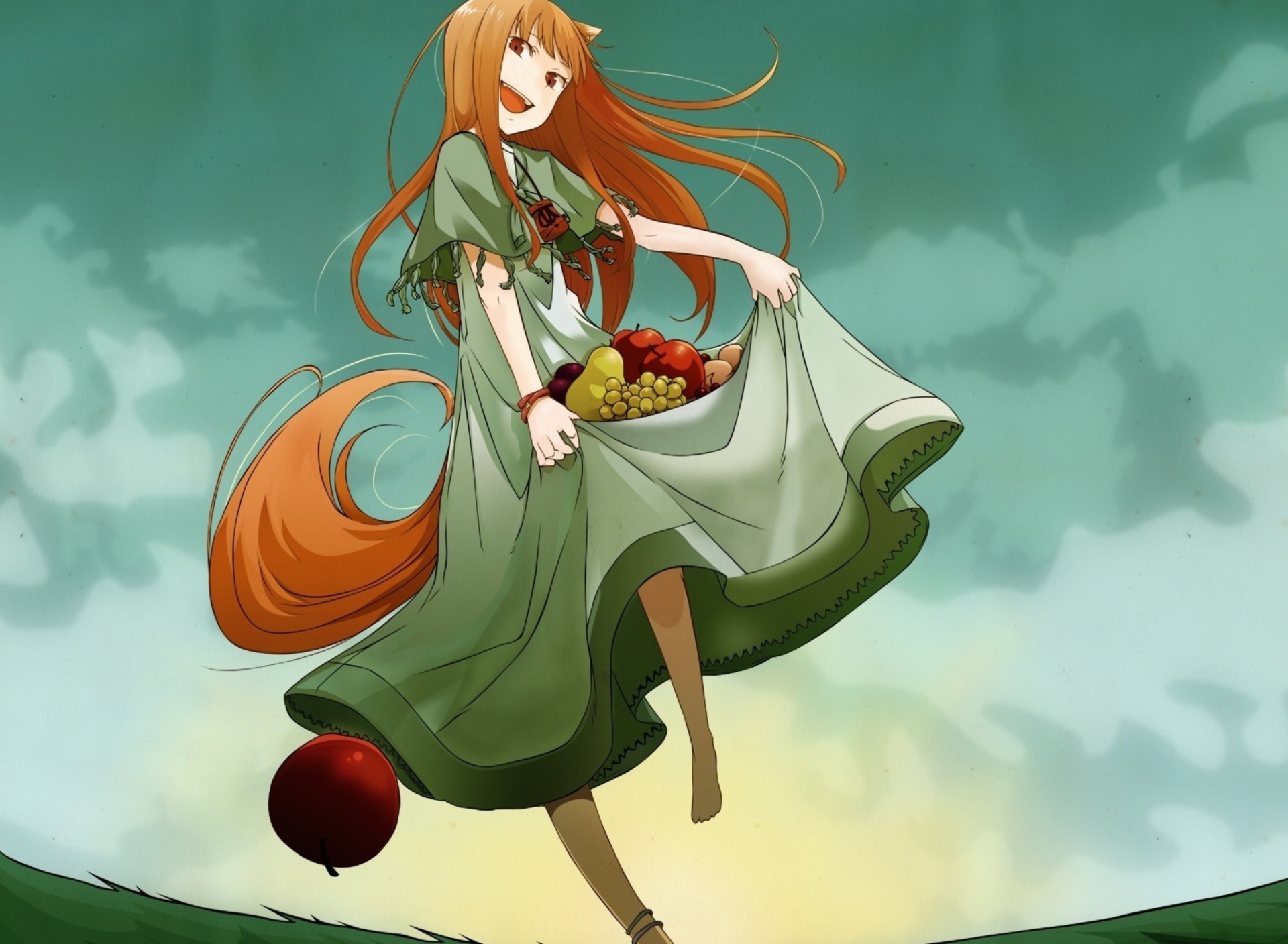 Screenshot №1 pro téma Spice and Wolf 1920x1408