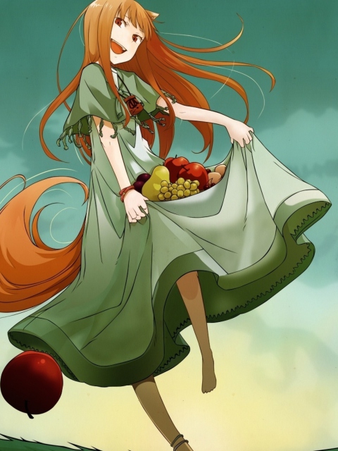 Screenshot №1 pro téma Spice and Wolf 480x640