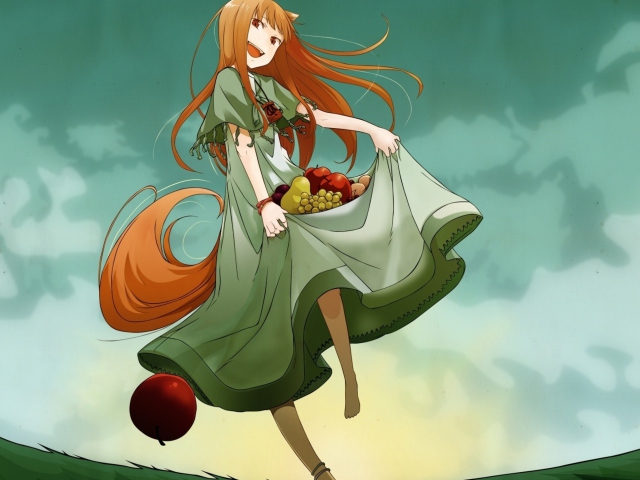Spice and Wolf wallpaper 640x480