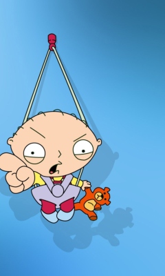 Das Funny Stewie From Family Guy Wallpaper 240x400