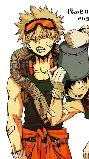 Sfondi Katsuki Bakugo from My Hero Academia 360x640