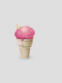 Screenshot №1 pro téma Brain Ice Cream 240x320