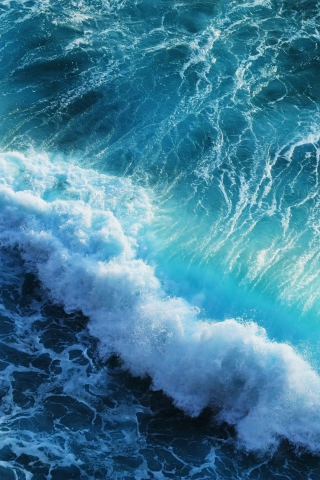 Fantastic Waves wallpaper 320x480