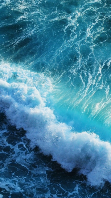 Das Fantastic Waves Wallpaper 360x640