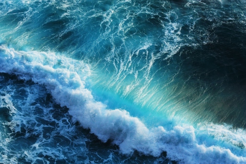 Fondo de pantalla Fantastic Waves 480x320