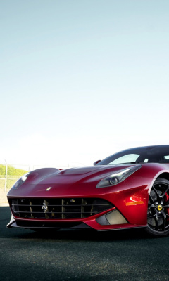 Ferrari F12 Red wallpaper 240x400