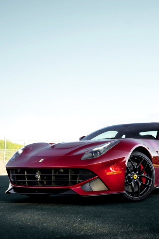 Screenshot №1 pro téma Ferrari F12 Red 320x480